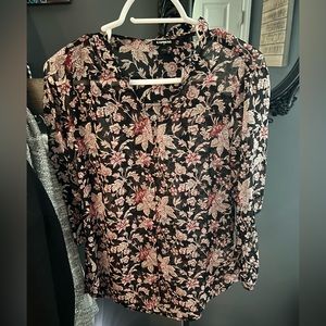 Express floral blouse size small